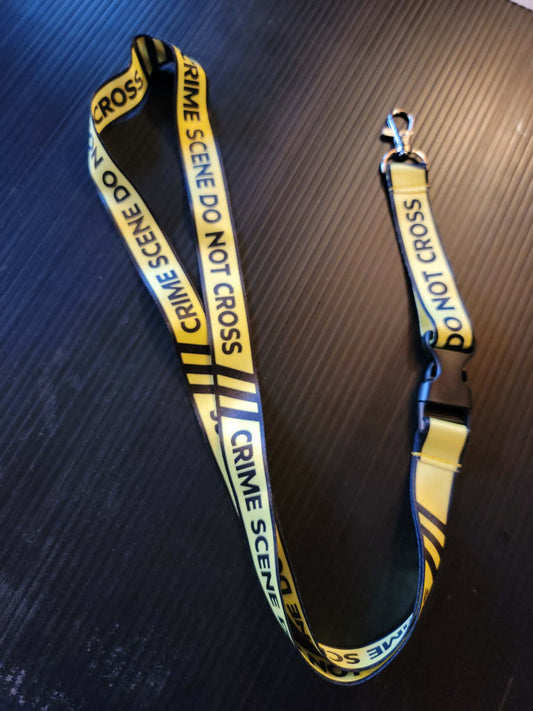 Crime Scene Lanyard