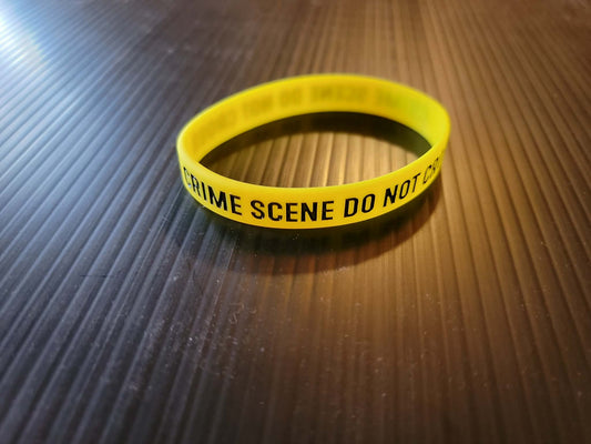 Crime Scene Wristband.