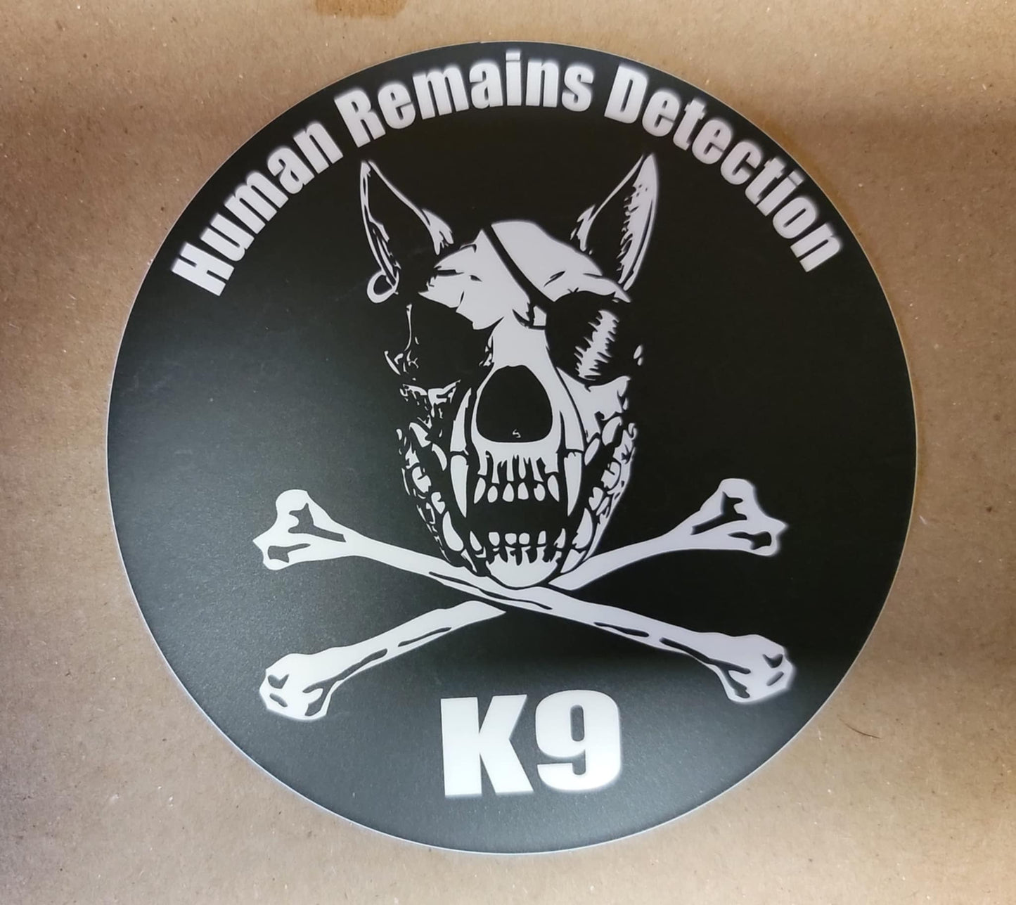 HRD K9 Skull Decal.
