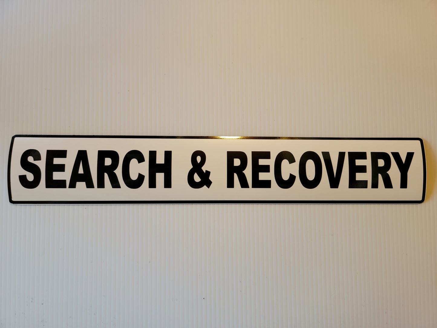 Search and Recovery Vehicle magnets 3" x 18"