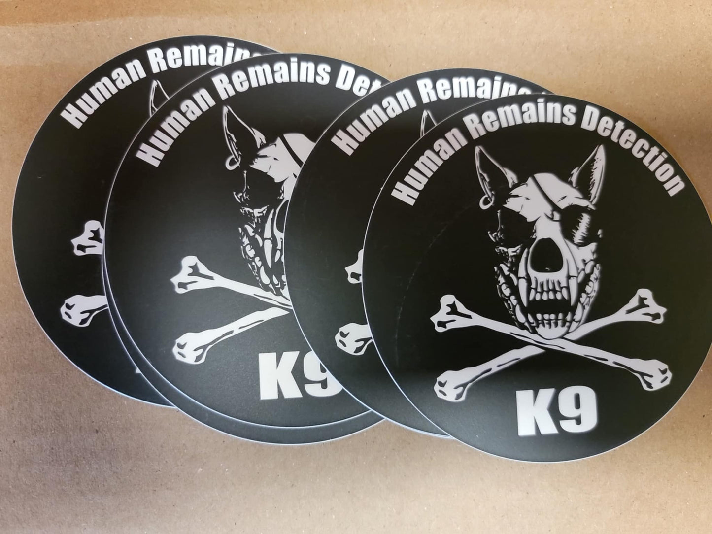 HRD K9 Skull Decal.